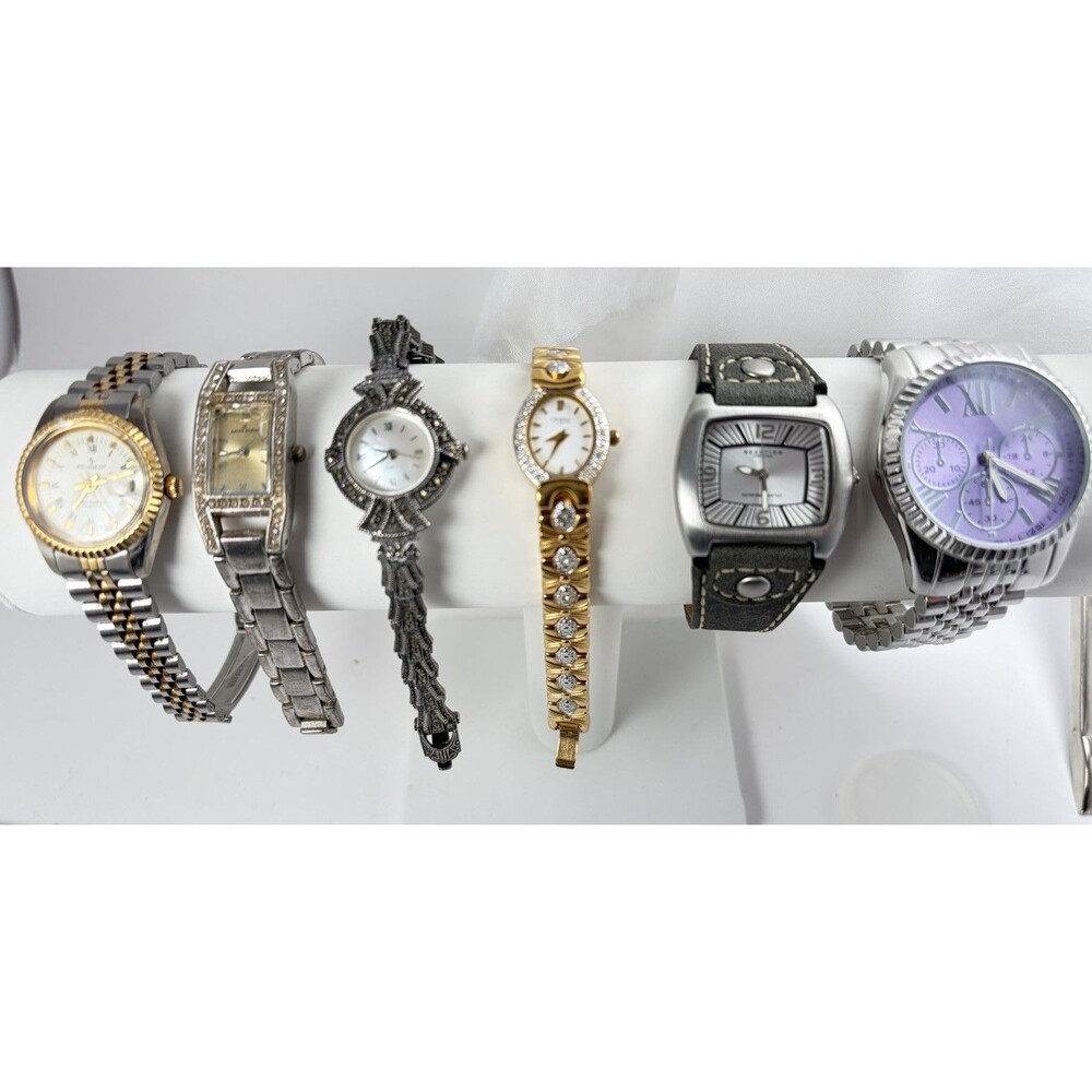 Vintage Women’s Watches Lot  6 Peugeot Not Tested Parts Repair Mixed